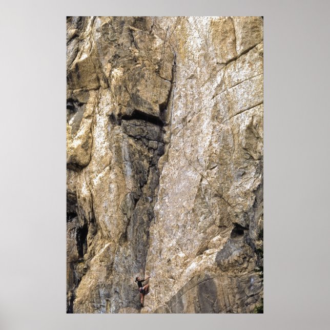 Poster Rock Climber - (Devant)