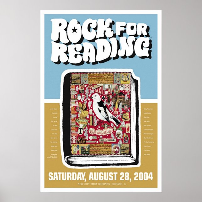 Poster Rock for Reading (Devant)