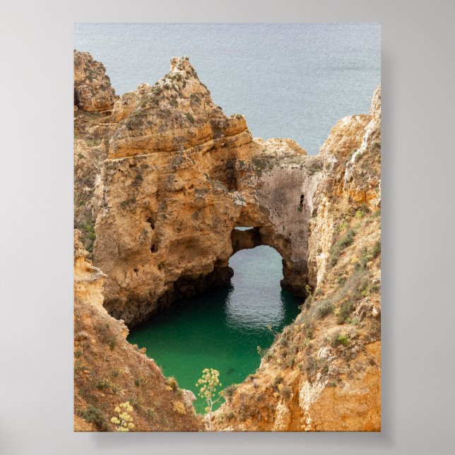 Poster Rock formations in Algarve (Devant)