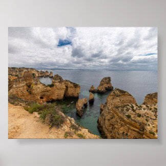 Poster Rock formations in Algarve