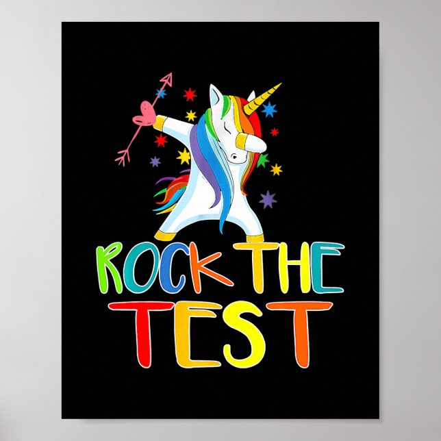 Poster Rock Le Jour de l'Essai Enseignant Escadron de Tes (Devant)
