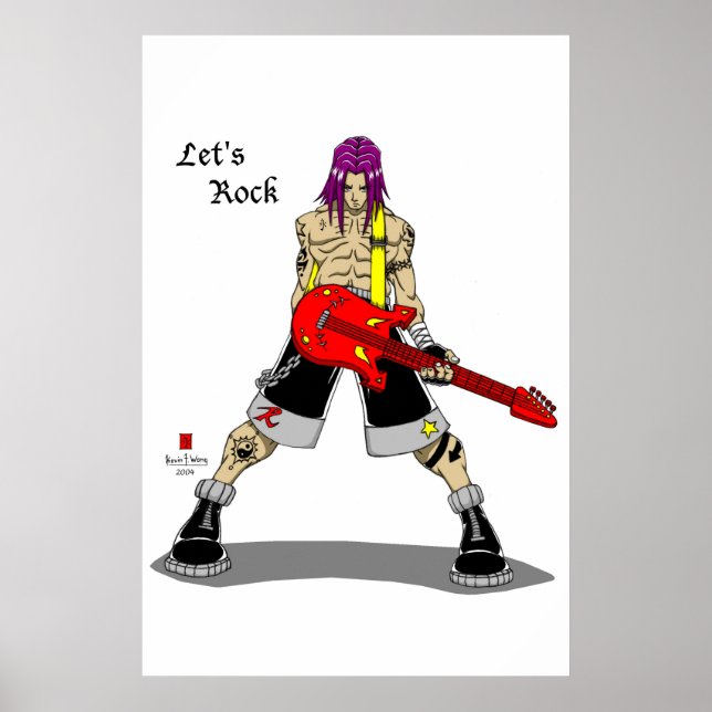 Poster Rock Star (Devant)