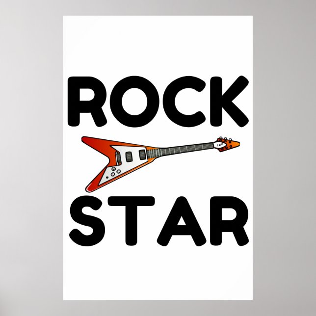 Poster Rock Star (Devant)