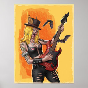 Poster Rock Star Girl