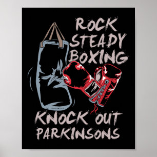 Poster Rock Steady Boxing Knock Out Parkinsons