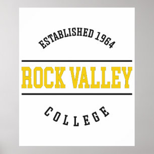 Poster Rock Valley College - RVC Golden Eagles