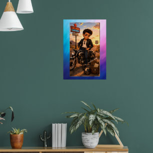 Poster Rockachibi Steven Aurore Vintage