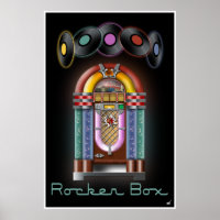 Poster Rocker Box Jukebox