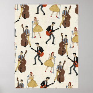 Poster Rockers Hillbill Vintage