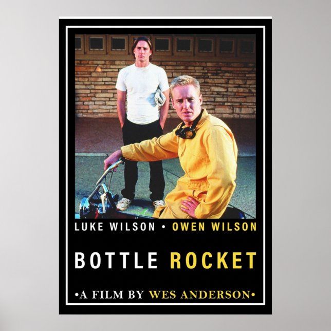 Poster Rocket bouteille (Devant)