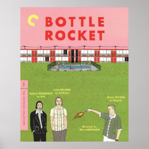Poster Rocket bouteille