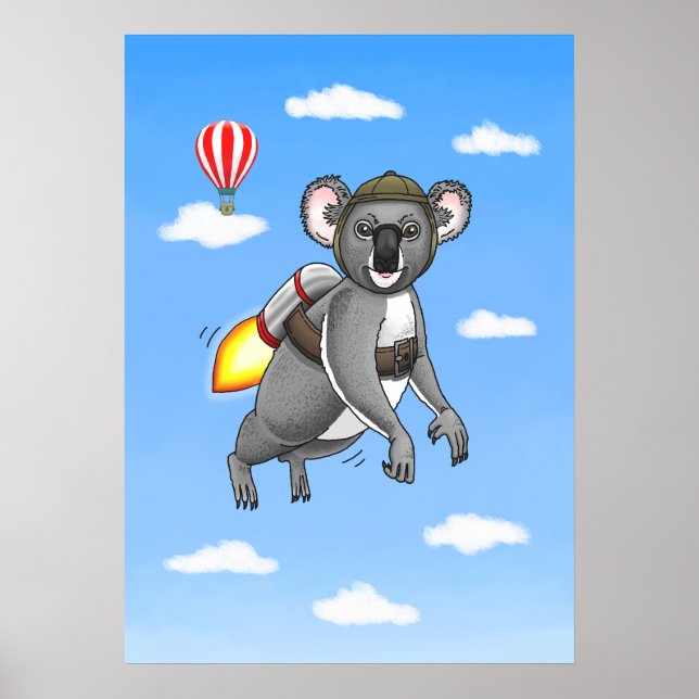 Poster Rocket Koala (Devant)