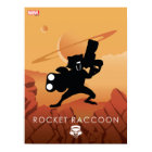 Rocket Raccoon - Silhouette héroïque