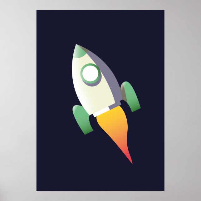 Poster Rocket Space (Devant)