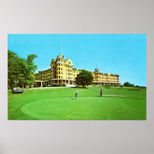 Poster Rockland, hôtel du Maine Samoset Circa 1970