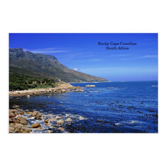 Poster Rocky Cape Coastline, S. Africa, (Devant)