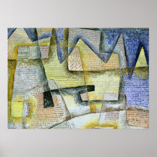 Poster Rocky Coast, 1931 par Paul Klee