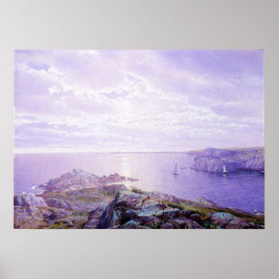 Poster Rocky Cove par William Trost Richards