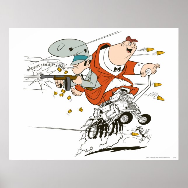 Poster Rocky et Mugsy Rat un fait (Devant)