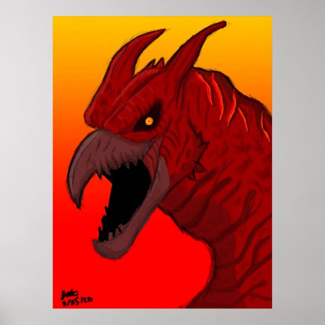 Poster Rodan (Devant)