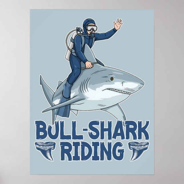 Poster Rodéo de Requin Bull (Devant)