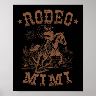 Poster Rodeo Mimi Western Cowboy Famille qui correspond à
