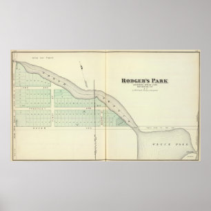 Poster Rodger's Park, adjacent au lac Spring