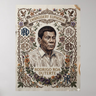 Poster RODRIGO ROA DUTERTE-Philippine Love President