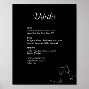 Poster ROE Noir & Blanc Simple Weeding Dracks Signal