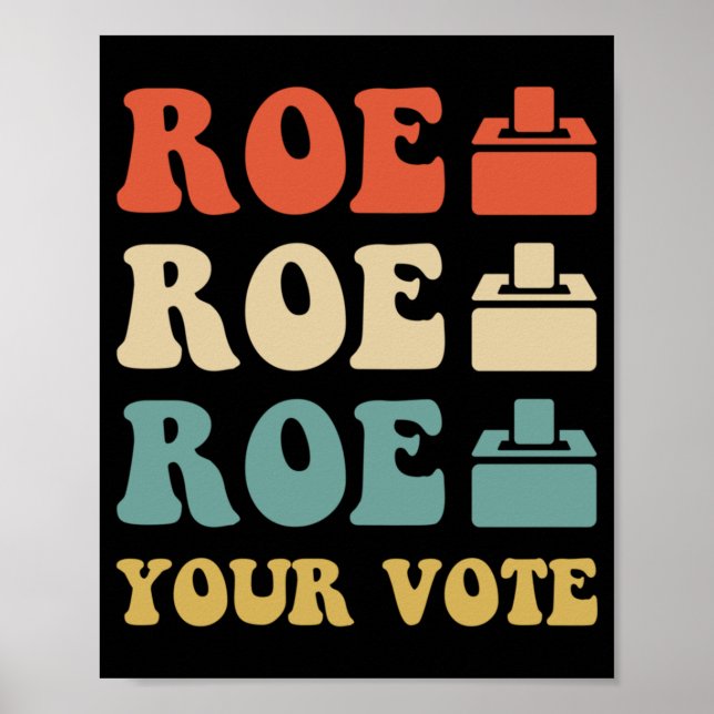 POSTER ROE ROE ROE VOTRE VOTE 886 (Devant)