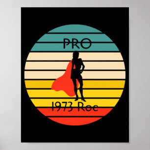 Poster Roe Vs Wade Pro Choice Abortion Droits des femmes
