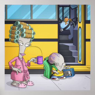 Poster Roger et Rogus Premier jour de l'école