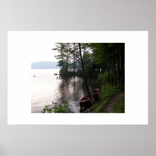 POSTER ROGERS ROCK LAC GEORGE NY