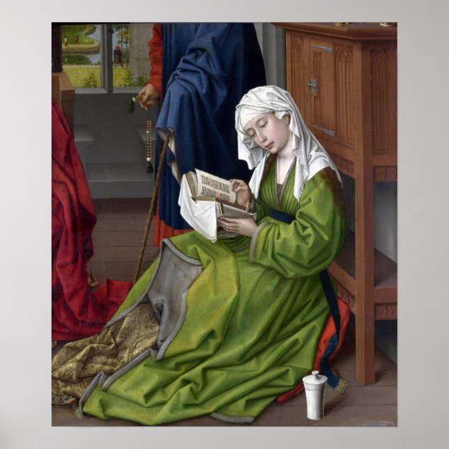 Poster Rogier van der Weyden La Magdalen Lecture (Devant)