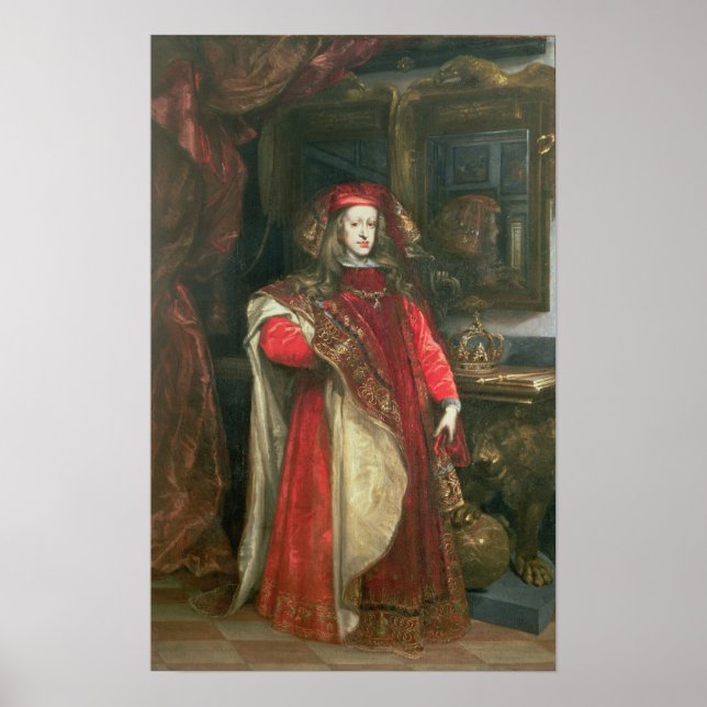Poster Roi Charles II d'Espagne (Devant)