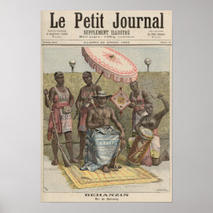 Poster Roi de Behanzin du Dahomey