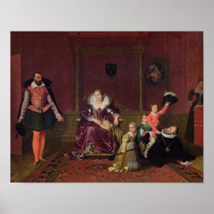 Poster Roi de Henri IV du jeu de la France et de la