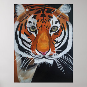 Poster Roi de la jungle Peinture par Alfred Fox