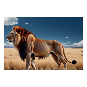 Poster Roi de la Savane