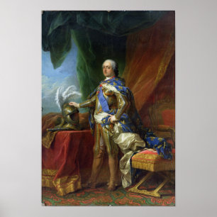 Poster Roi de Louis XV de la France et de la Navarre,