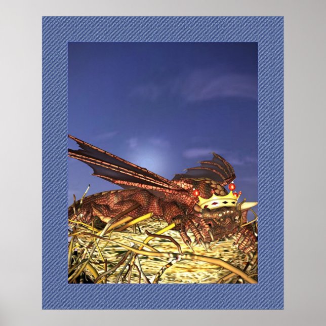 Poster Roi des Dragons (Devant)