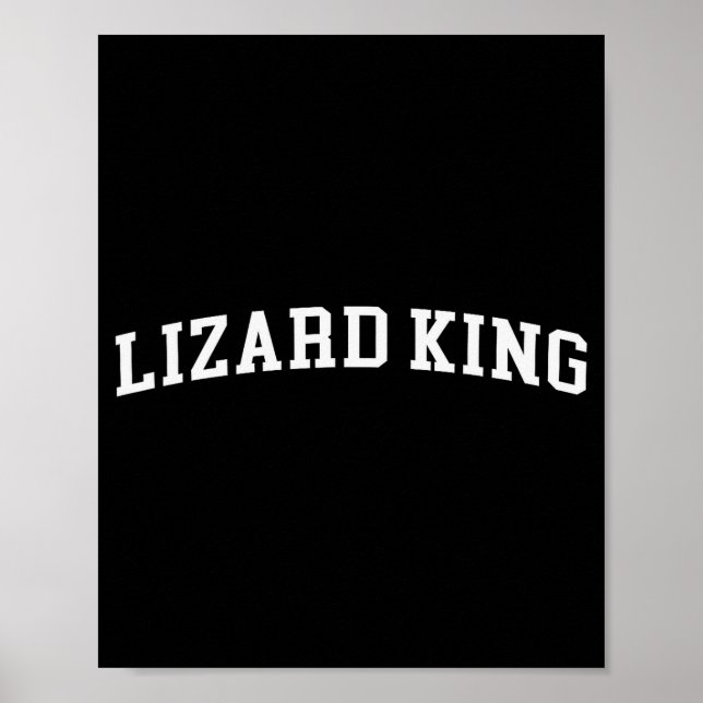 Poster Roi Lézard  (Devant)