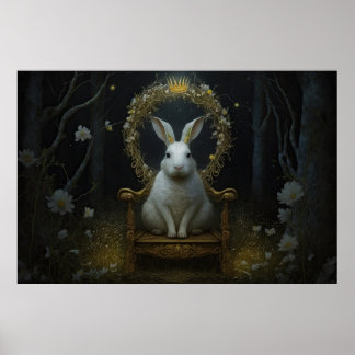 Poster Roi Rabbit couronné