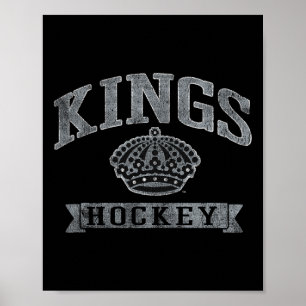 Poster Rois de Los Angeles Hockey Vintage Dark Heather Ac