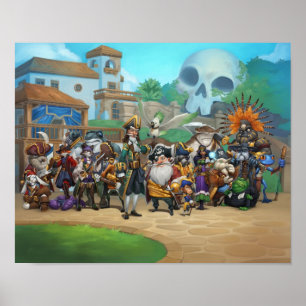 Poster Rôle de Pirate101 Skull Island
