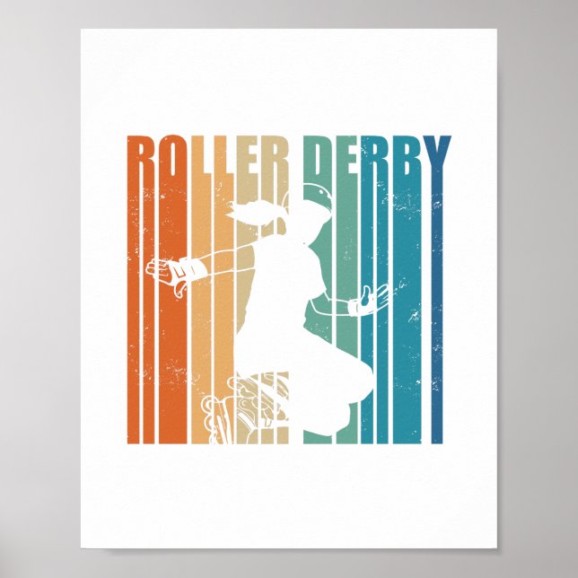 Poster Roller Derby (Devant)