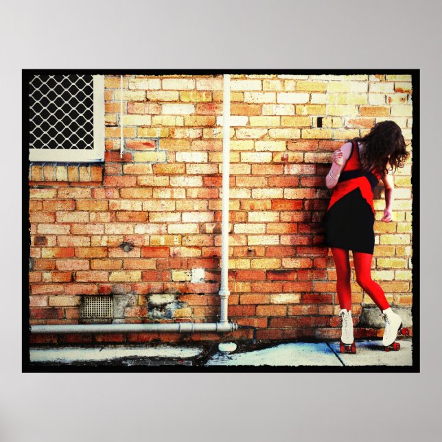 Poster Rollergirl (Devant)