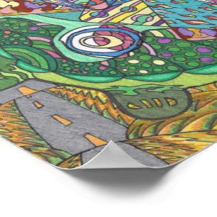 Poster Rolling Hills of Turtles