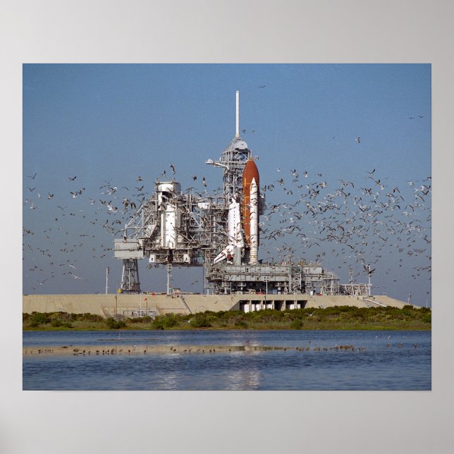 Poster Rollout of Space Shuttle Atlantis (STS-27) (Devant)