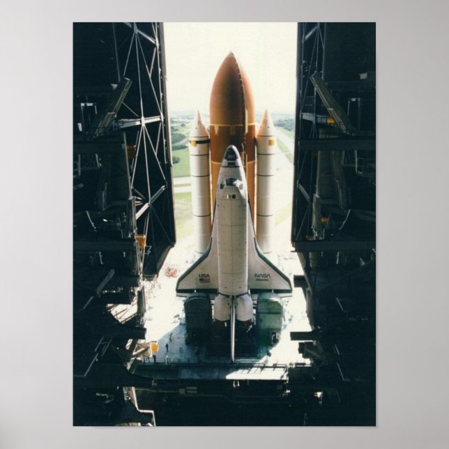 Poster Rollout of Space Shuttle Atlantis (STS-79) (Devant)